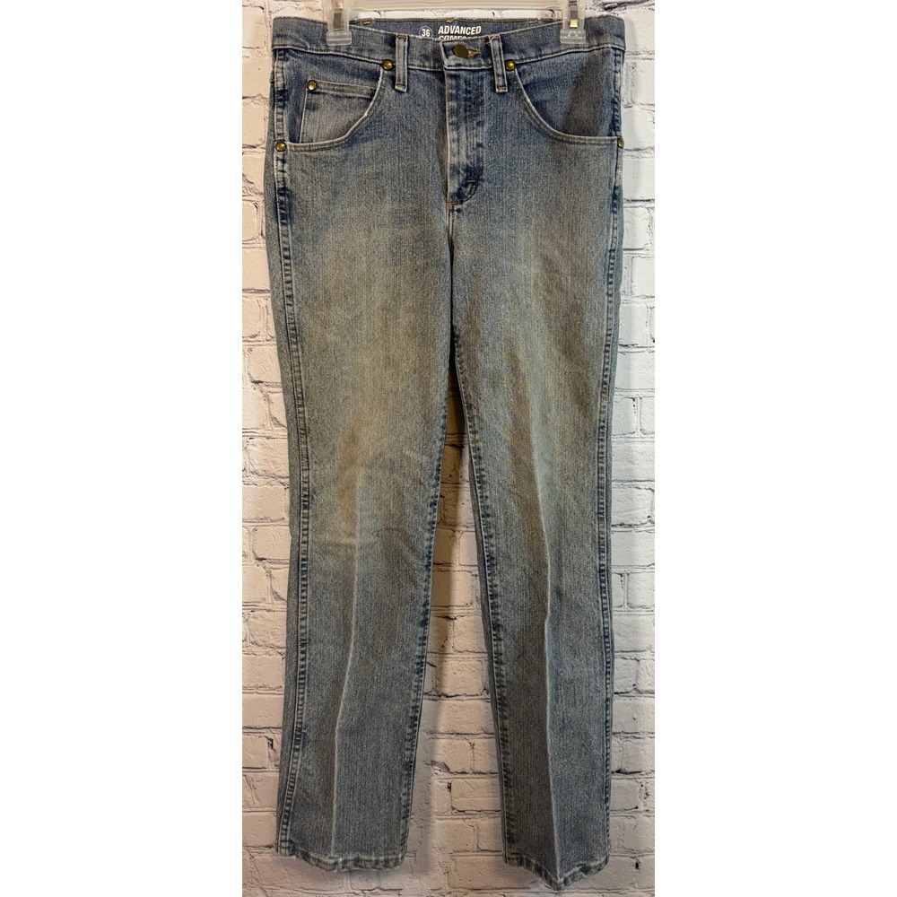 Wrangler Advanced Comfort Jeans Slim Fit Denim Pants Blue‎ Wash 31x32